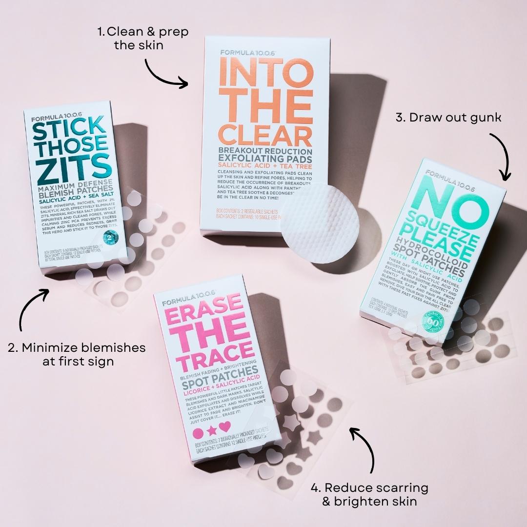 Into The Clear Exfoliating Breakout Treatment Pads 10 pk