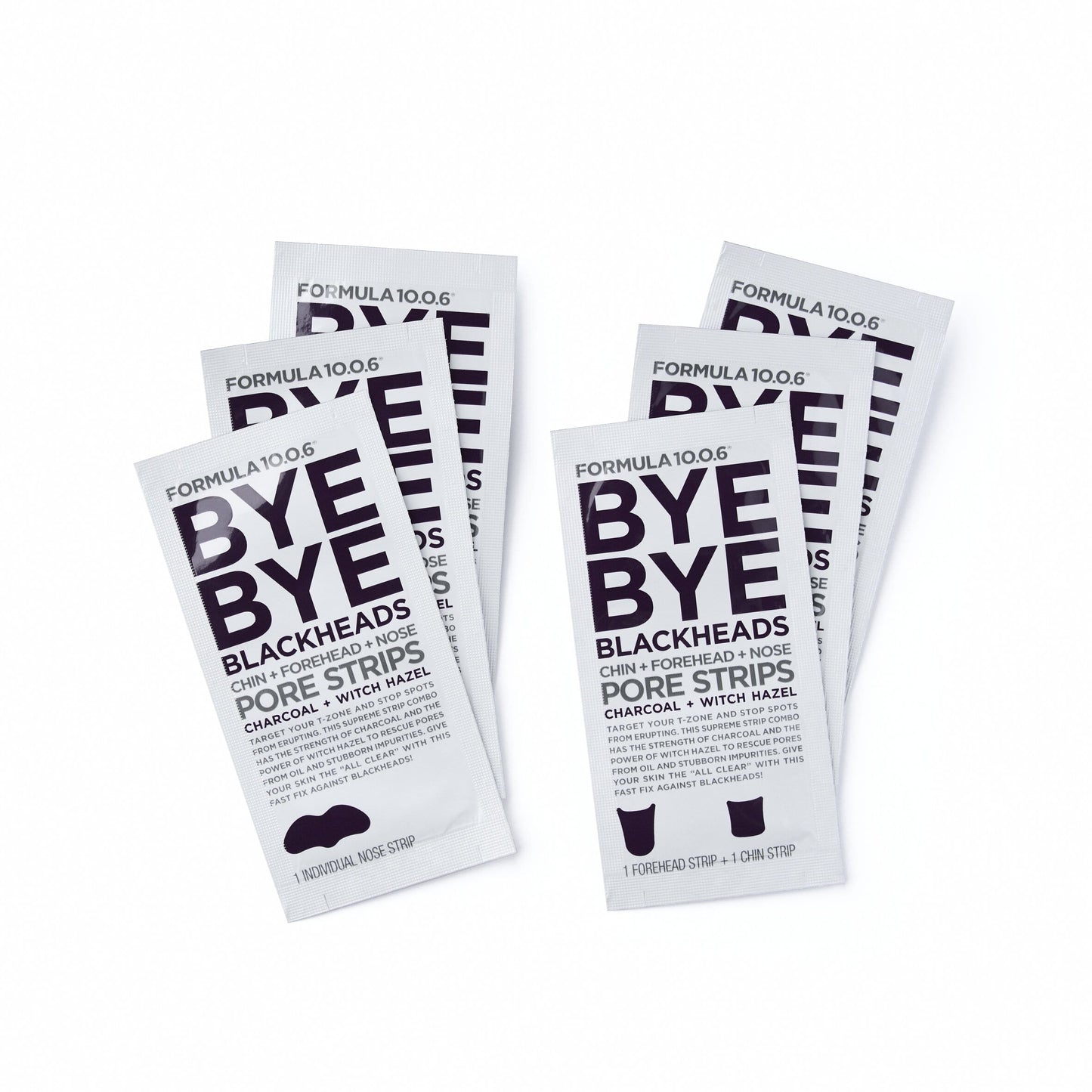 Bye Bye Blackheads Chin, Forehead and Nose Pore Strips