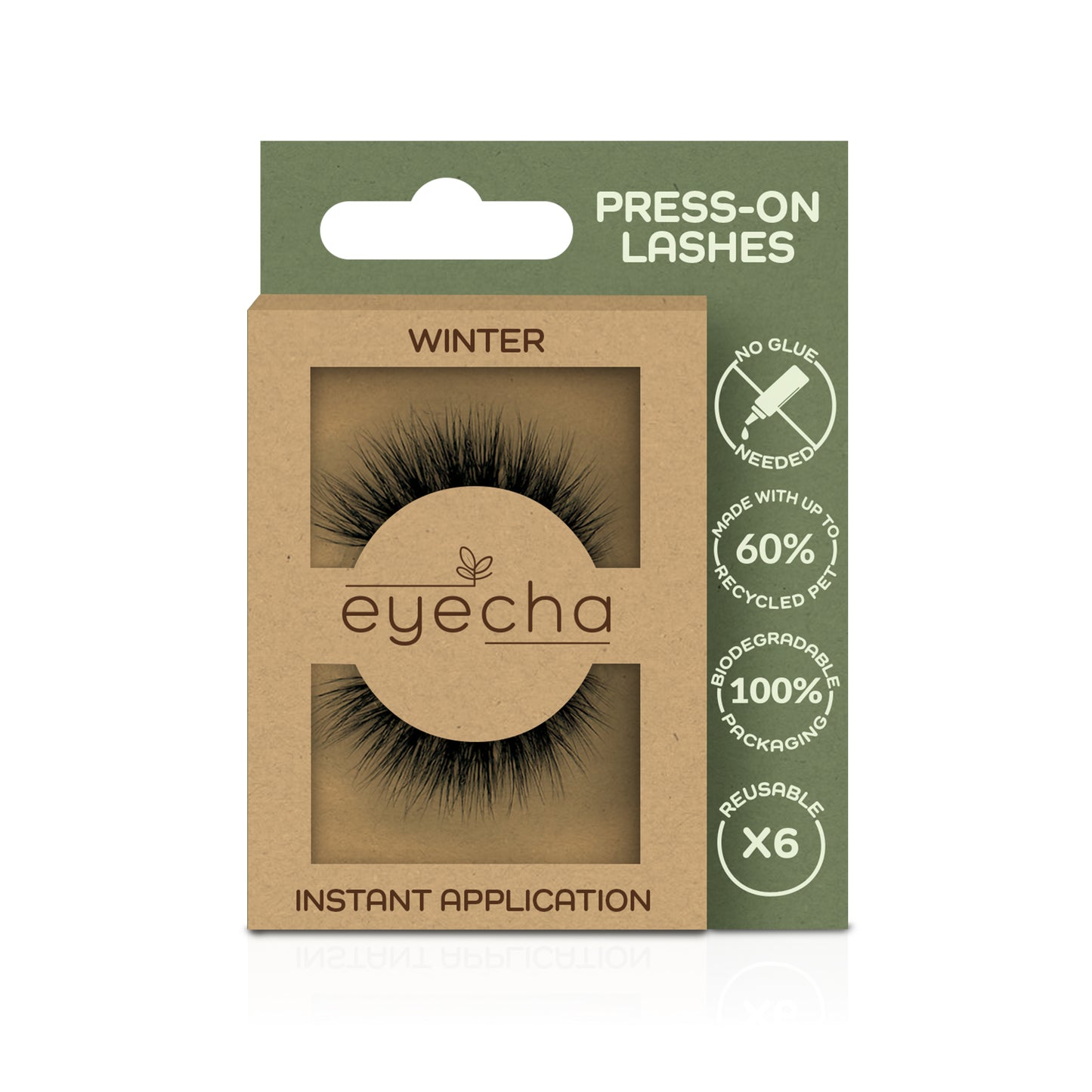 WINTER Press On Natural Lashes
