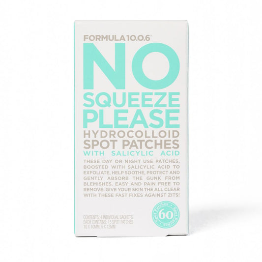 No Squeeze Please Hydrocolloid Spot Patches 60pk