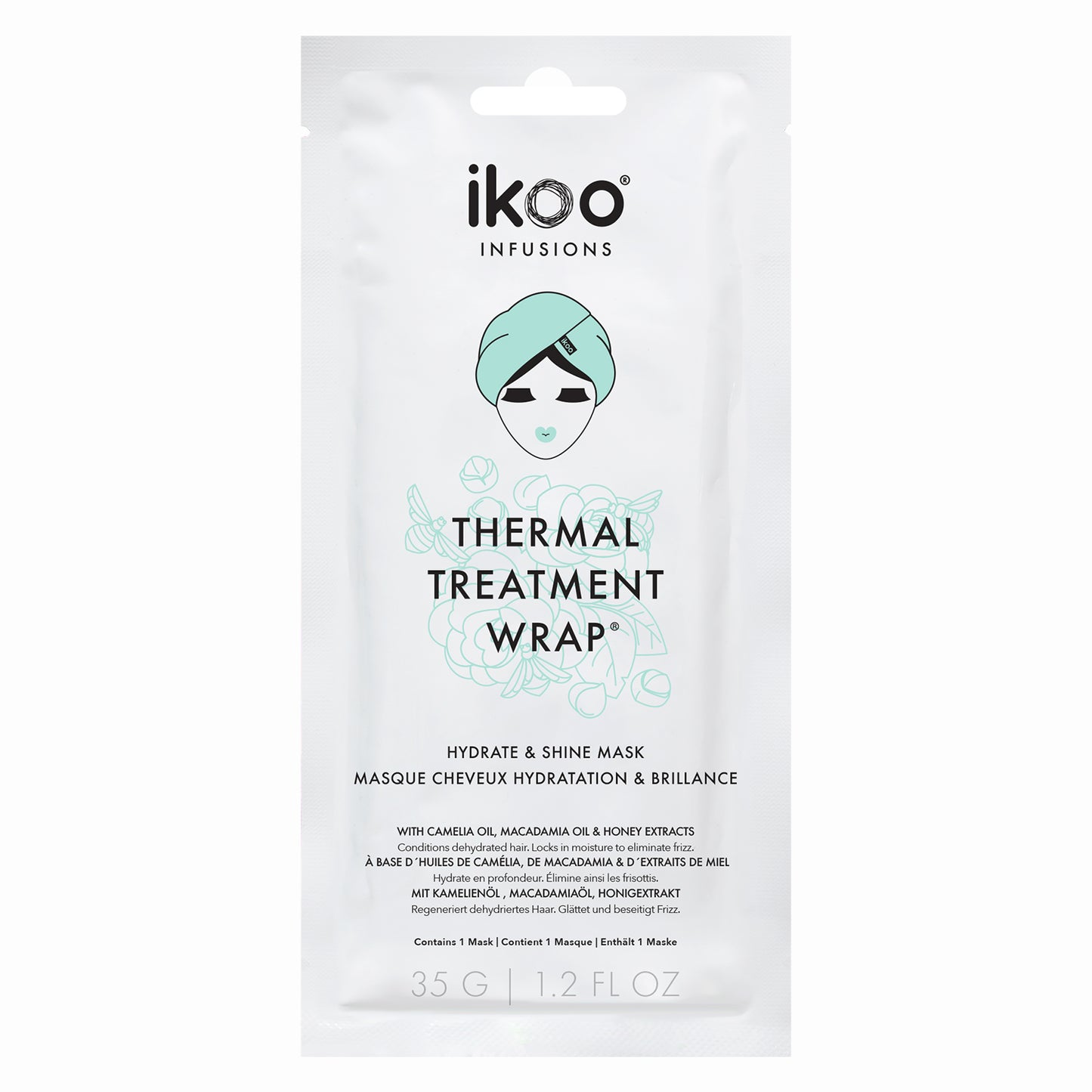 Ikoo Thermal Treatment Wrap Hydrate & Shine Mask
