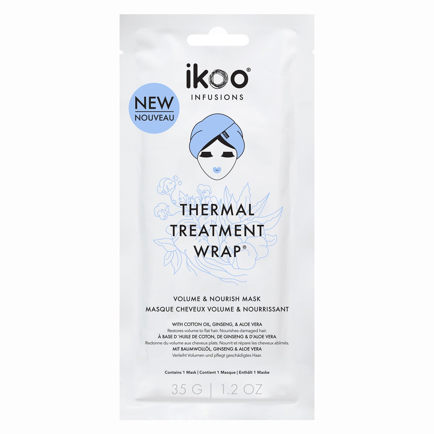 Ikoo Thermal Treatment Wrap Volume & Nourish Mask